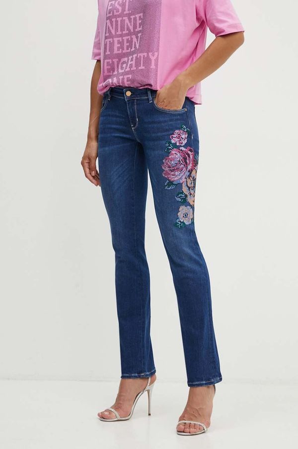 Guess Traperice Guess HERMOSA za žene, visoki struk, W4YA83 D4Q0F