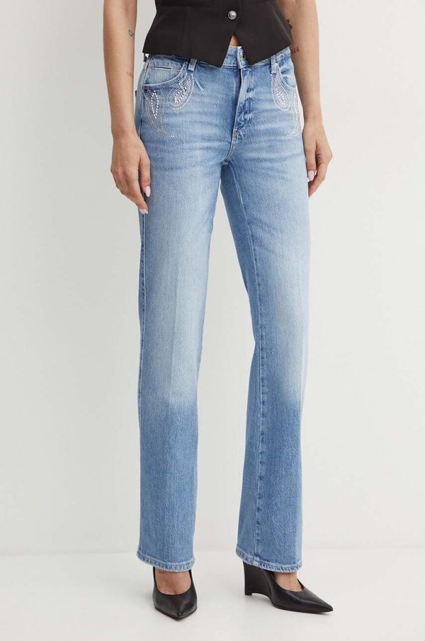 Guess Traperice Guess za žene, srednje visoki struk, W4YA15 D5DD5