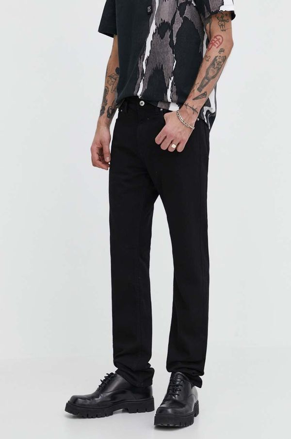 Hugo Blue Traperice Hugo Blue za muškarce, boja: crna