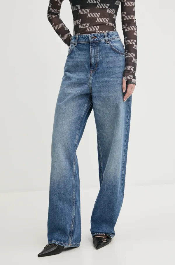 HUGO Blue Traperice Hugo Blue za žene, visoki struk, 50533913