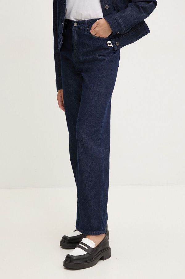 Karl Lagerfeld Traperice Karl Lagerfeld za žene, visoki struk, 246W1100