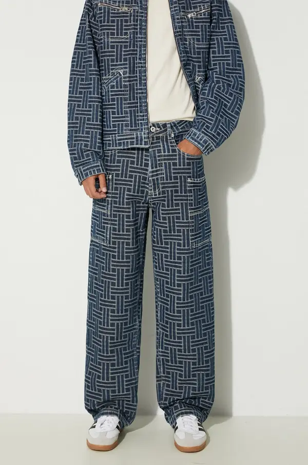 Kenzo Traperice Kenzo Cargo Monkey Fit Jeans Weave