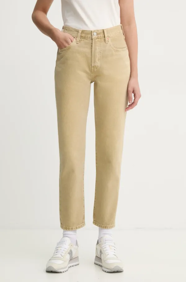 Levi's Traperice Levi's 501 CROP za žene, visoki struk, 36200