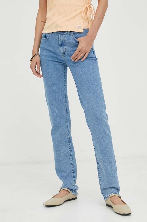 Levi's Traperice Levi's 724 HIGH RISE STRAIGHT za žene, visoki struk