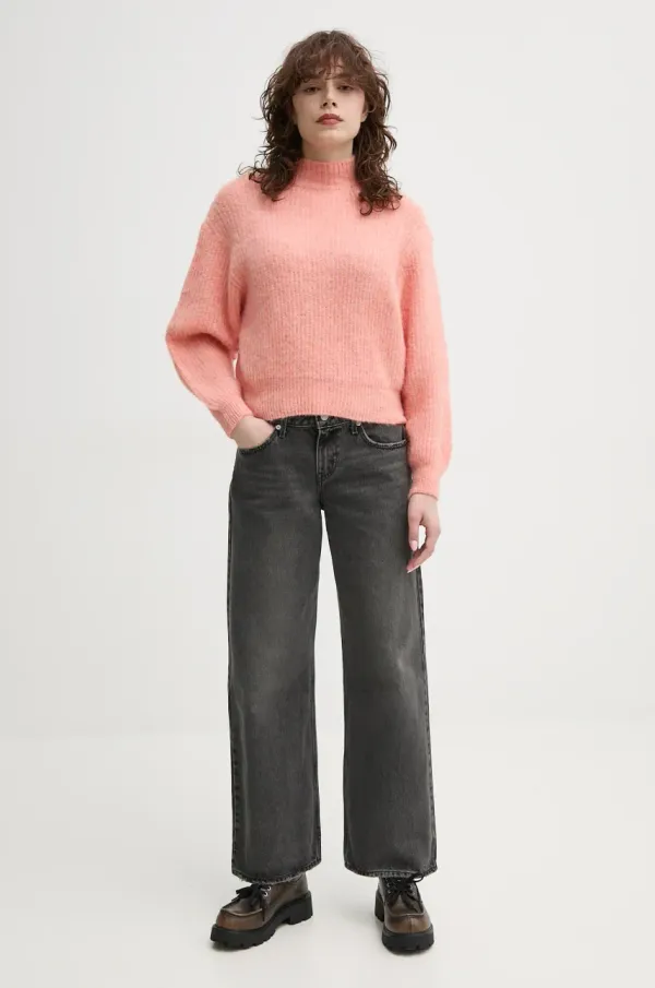 Levi's Traperice Levi's LOW LOOSE za žene, visoki struk, A5566