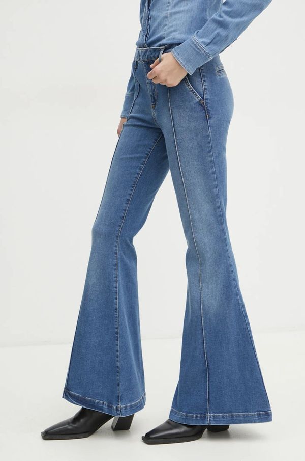 Liu Jo Traperice Liu Jo za žene, visoki struk, UA5091 D4925