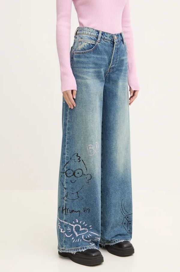 Miss Sixty Traperice Miss Sixty x Keith Haring za žene, visoki struk, 6L3JJ2300000