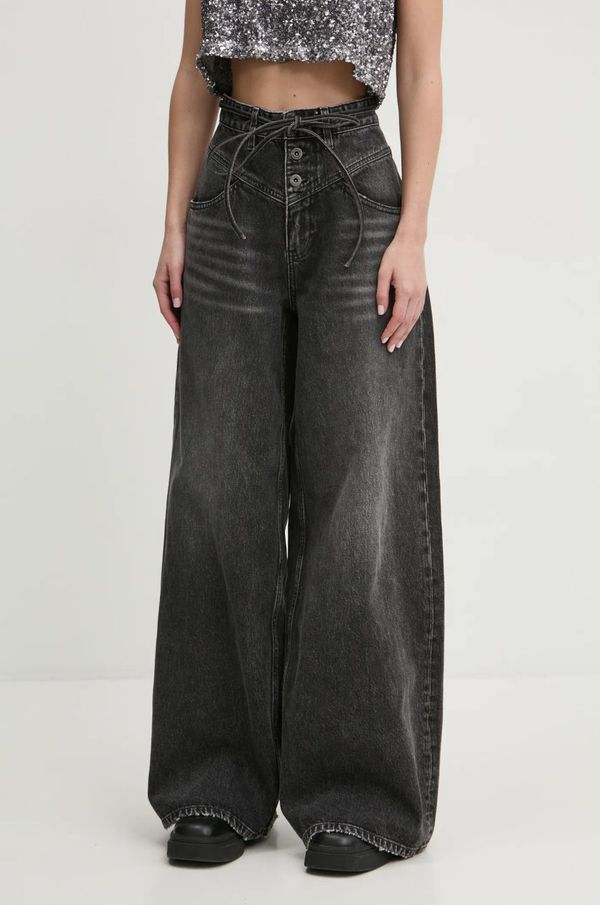 Miss Sixty Traperice Miss Sixty za žene, boja: crna, 6L4JJ0950000