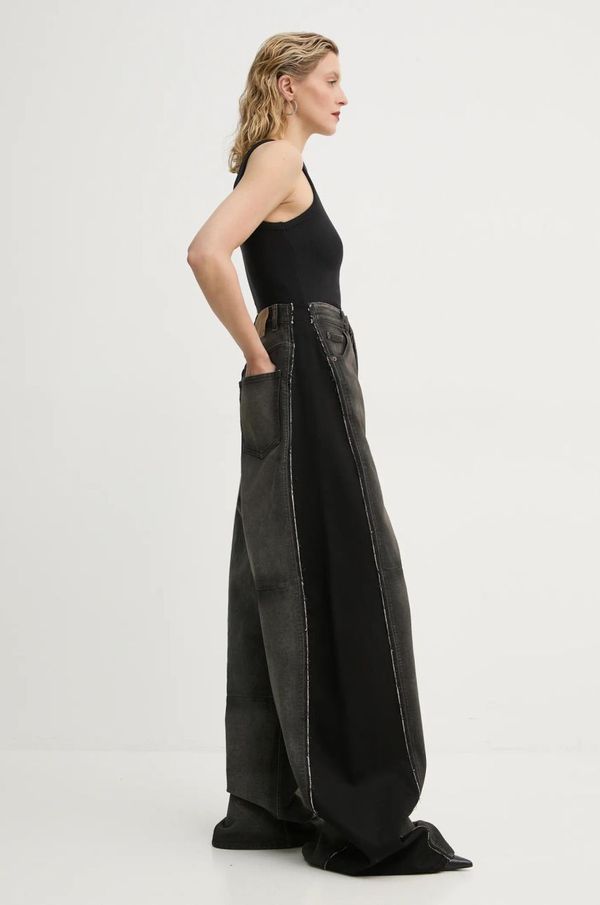 MM6 Maison Margiela Traperice MM6 Maison Margiela za žene, boja: siva, S62LB0177.S30848