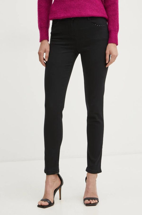 Morgan Traperice Morgan PRIVA za žene, boja: crna, PRIVA