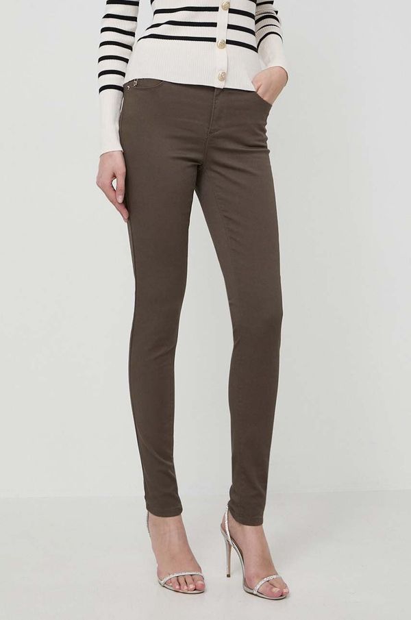 Morgan Traperice Morgan za žene, boja: zelena