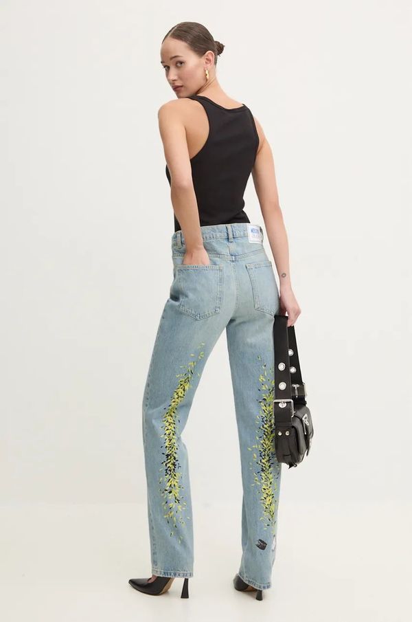 Moschino Jeans Traperice Moschino Jeans za žene, visoki struk, A0322 8720