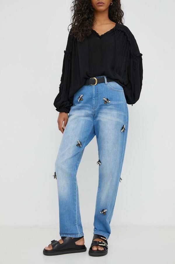 MUNTHE Traperice MUNTHE za žene, srednje visoki struk