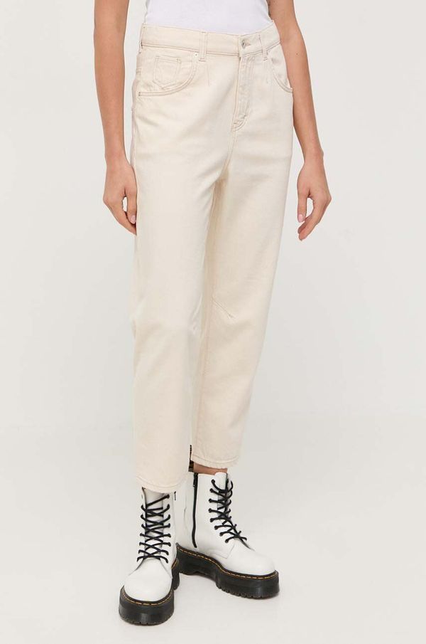 Mustang Traperice Mustang Style Boyfriend Tapered za žene, visoki struk