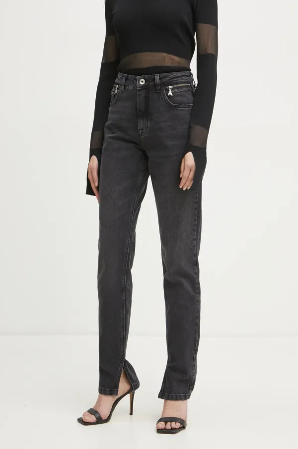 Patrizia Pepe Traperice Patrizia Pepe za žene, boja: siva, 8P0702 D1WZN