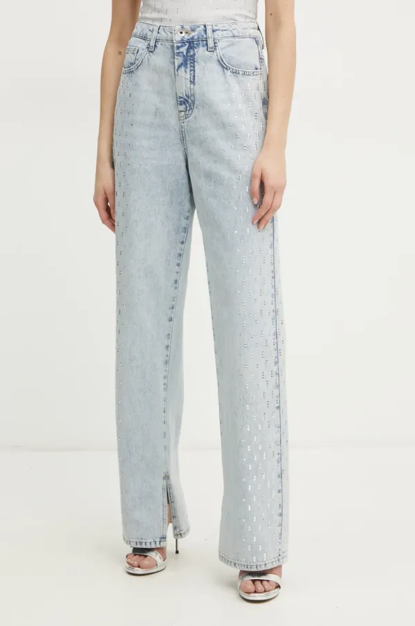 Patrizia Pepe Traperice Patrizia Pepe za žene, visoki struk, 8P0662 D097