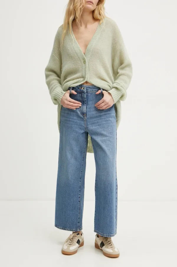 Patrizia Pepe Traperice Patrizia Pepe za žene, visoki struk, 8P0691 D1WZB