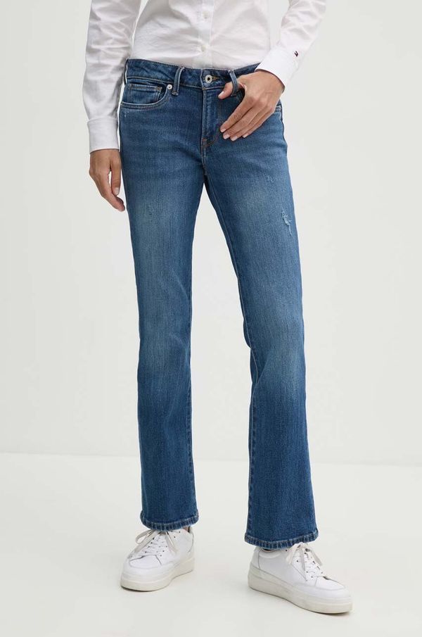 Pepe Jeans Traperice Pepe Jeans BOOTCUT LW za žene, visoki struk, PL204732HV4