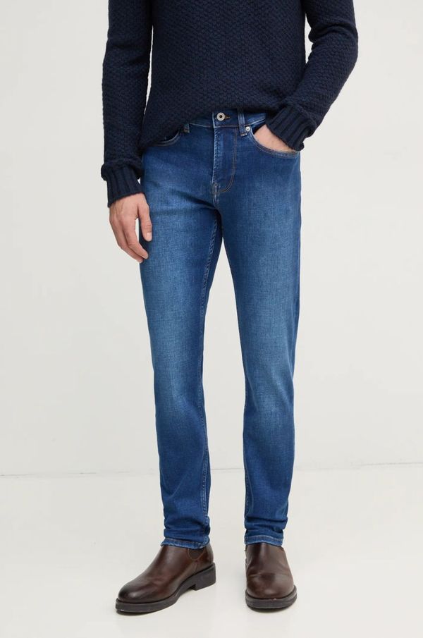 Pepe Jeans Traperice Pepe Jeans SLIM JEANS HATCH za muškarce, boja: tamno plava, PM207388HX4