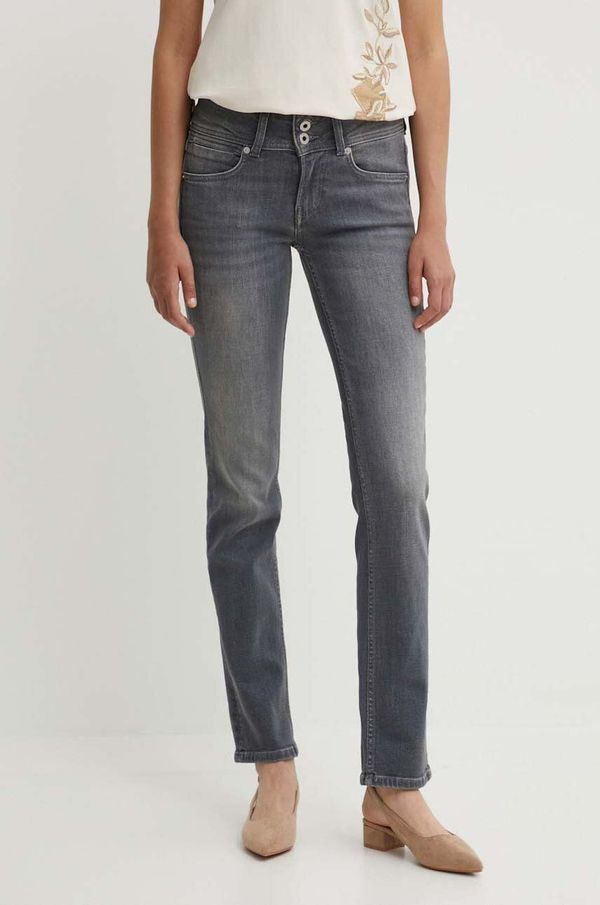 Pepe Jeans Traperice Pepe Jeans SLIM JEANS LW za žene, boja: tamno plava, PL204729UH7