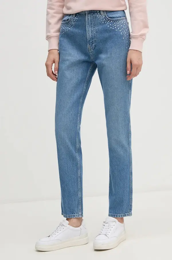 Pepe Jeans Traperice Pepe Jeans SLIM JEANS UHW SPARKLE
