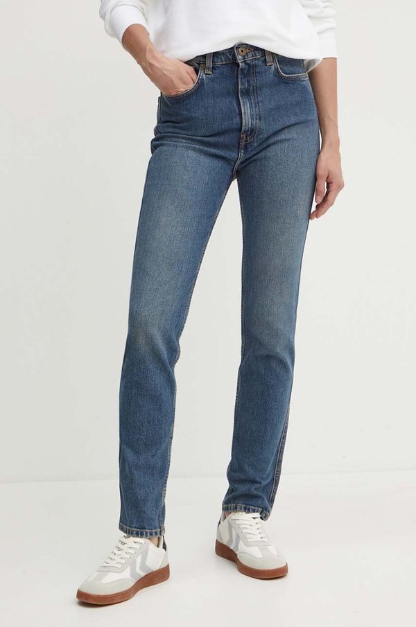 Pepe Jeans Traperice Pepe Jeans SLIM JEANS UHW za žene, boja: tamno plava, PL204590HW7
