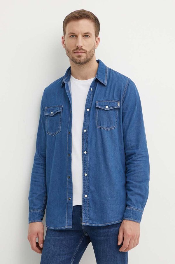 Pepe Jeans Traperice Pepe Jeans SLIM JEANS za muškarce, boja: tamno plava, PM207388DP6