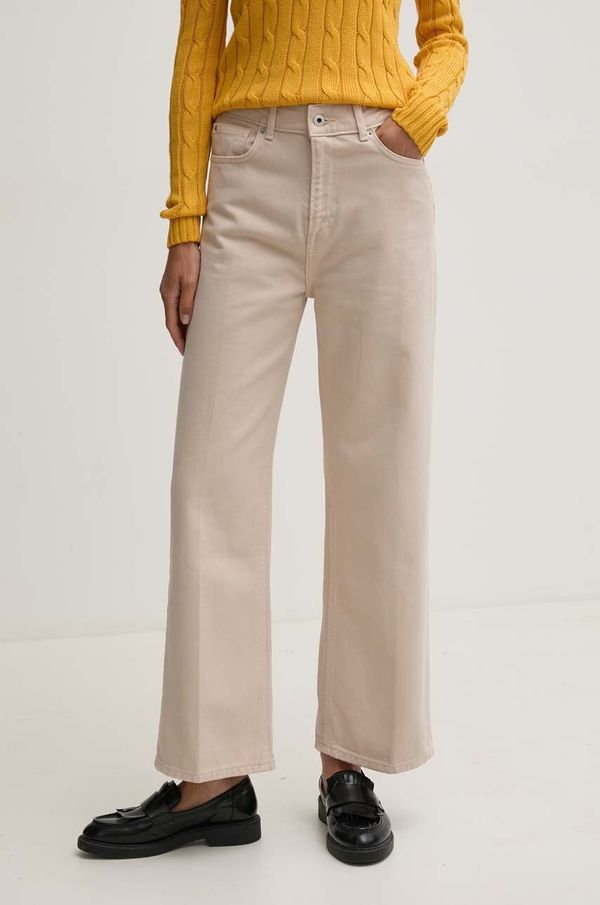Pepe Jeans Traperice Pepe Jeans STRAIGHT JEANS UHW za žene, visoki struk, PL204731YH3
