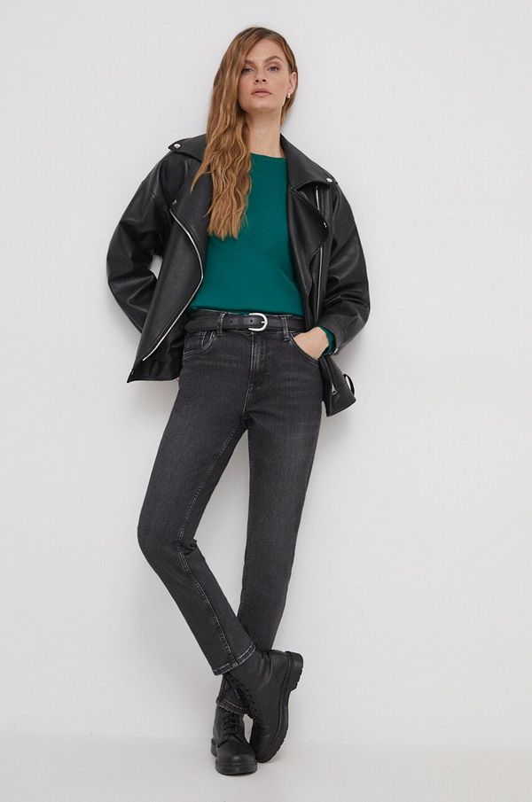 Pepe Jeans Traperice Pepe Jeans TAPERED HW za žene, visoki struk, PL204591XW1