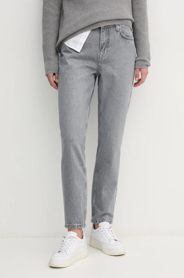 Pepe Jeans Traperice Pepe Jeans TAPERED JEANS HW VIOLET za žene, visoki struk, PL204591UN0