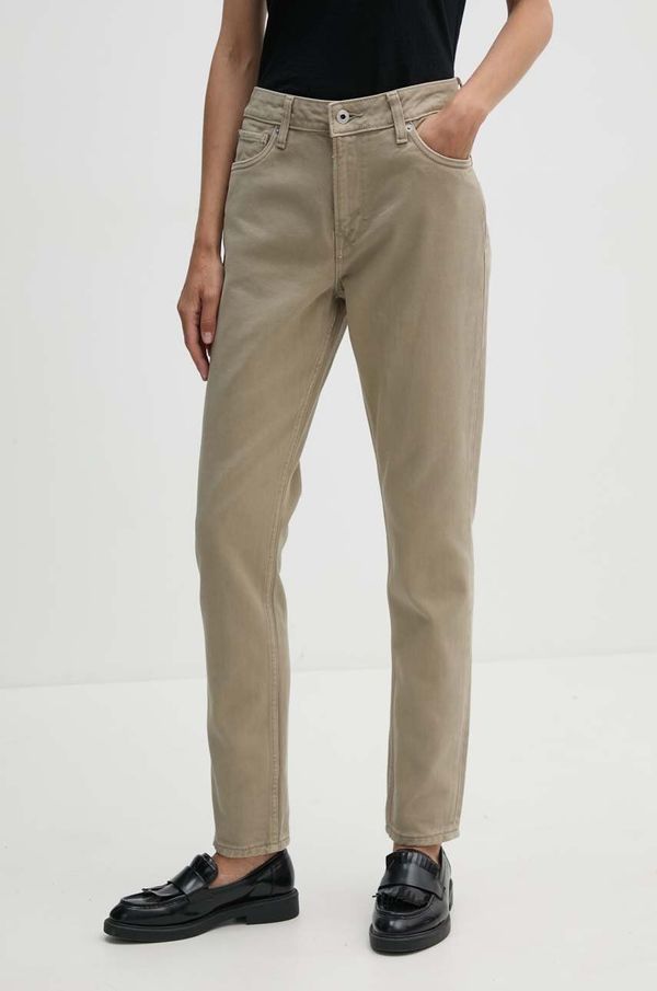 Pepe Jeans Traperice Pepe Jeans TAPERED JEANS HW za žene, srednje visoki struk, PL204591YH3