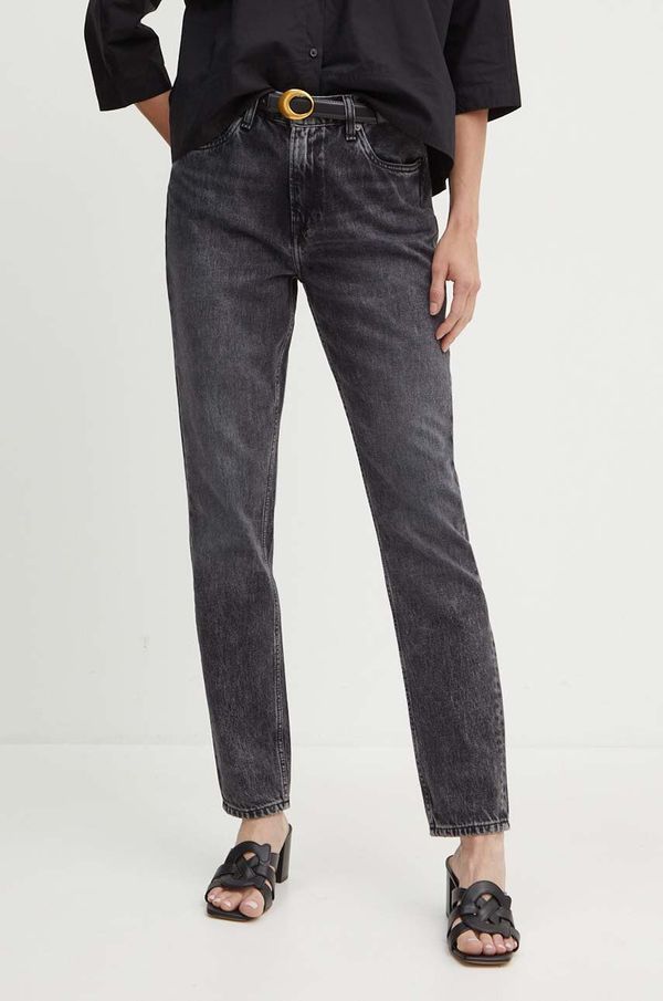 Pepe Jeans Traperice Pepe Jeans TAPERED JEANS HW za žene, visoki struk, PL204591XH7