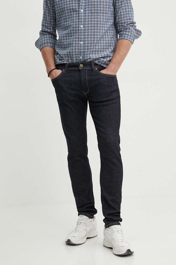 Pepe Jeans Traperice Pepe Jeans TAPERED JEANS za muškarce, boja: tamno plava, PM207390AB1