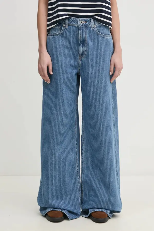 Pepe Jeans Traperice Pepe Jeans WIDE LEG JEANS UHW JAIMY