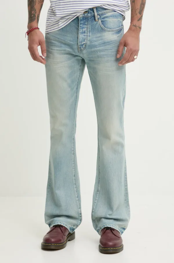 PURPLE BRAND Traperice PURPLE BRAND PINNER COATED VINTAGE za muškarce, P004-TPLG125