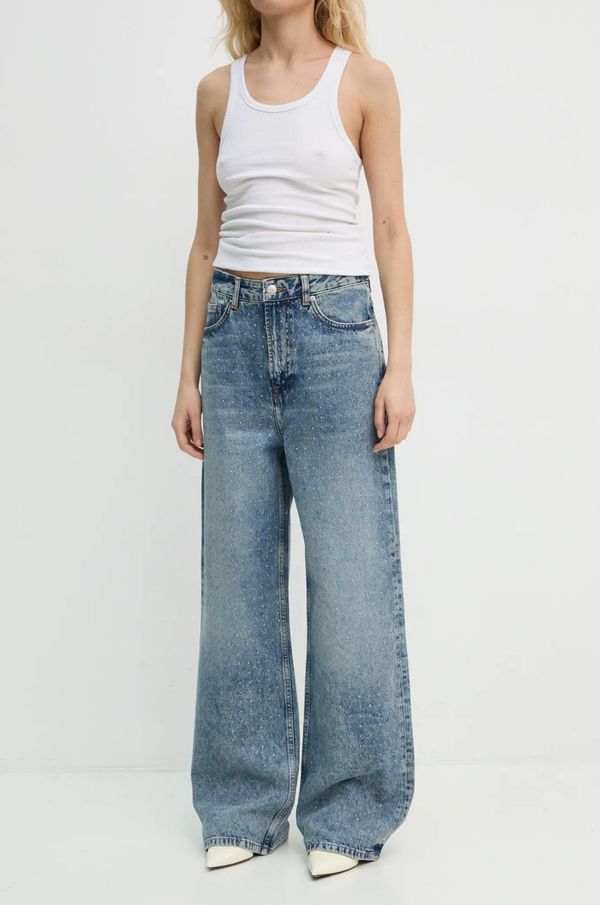 Samsoe Samsoe Traperice Samsoe Samsoe SHELLY za žene, visoki struk, F23100208