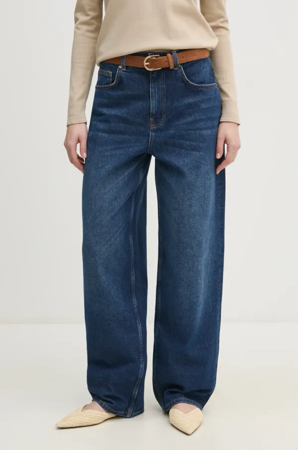 Sisley Traperice Sisley za žene, visoki struk, 4I2MLE04D