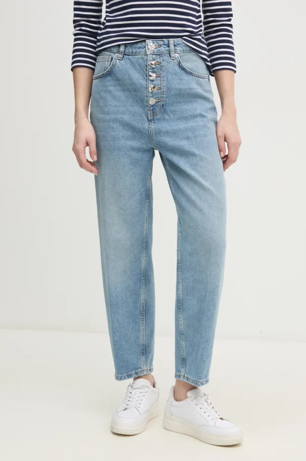 Sisley Traperice Sisley za žene, visoki struk, 4I2MLE04G