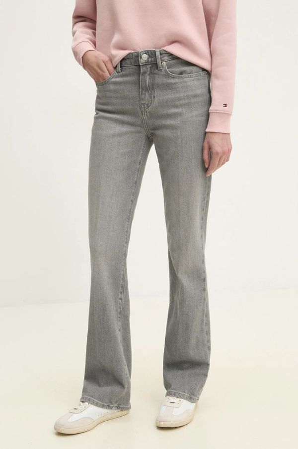 Tommy Hilfiger Traperice Tommy Hilfiger za žene, srednje visoki struk, WW0WW43703