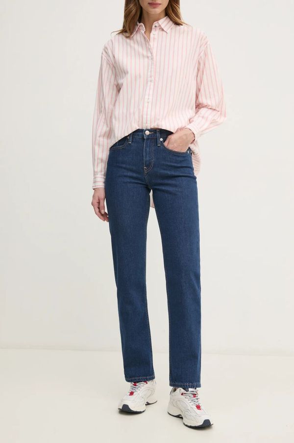 Tommy Hilfiger Traperice Tommy Hilfiger za žene, srednje visoki struk, WW0WW43726