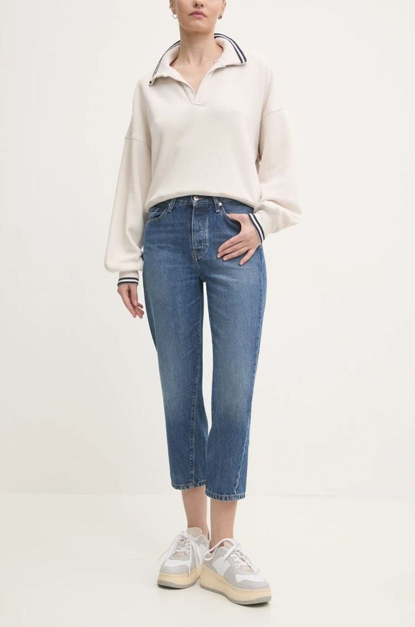 Tommy Hilfiger Traperice Tommy Hilfiger za žene, visoki struk, WW0WW42190