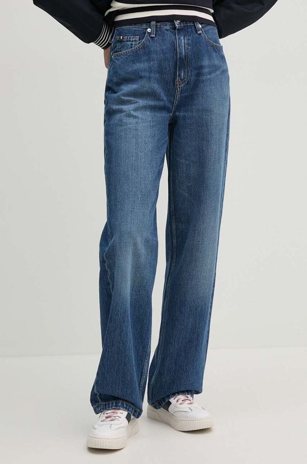 Tommy Hilfiger Traperice Tommy Hilfiger za žene, visoki struk, WW0WW42191