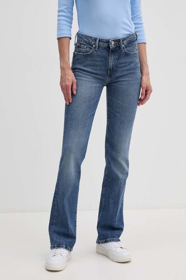 Tommy Hilfiger Traperice Tommy Hilfiger za žene, visoki struk, WW0WW42192