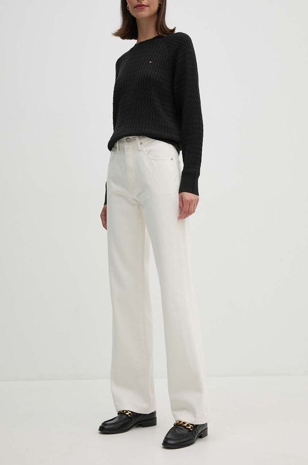 Tommy Hilfiger Traperice Tommy Hilfiger za žene, visoki struk, WW0WW42194