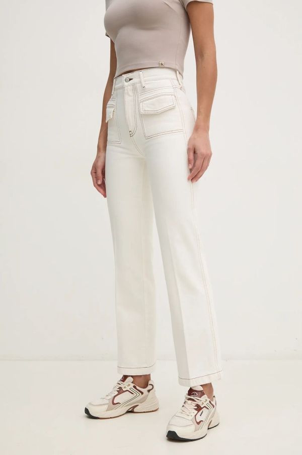 Tommy Hilfiger Traperice Tommy Hilfiger za žene, visoki struk, WW0WW43718