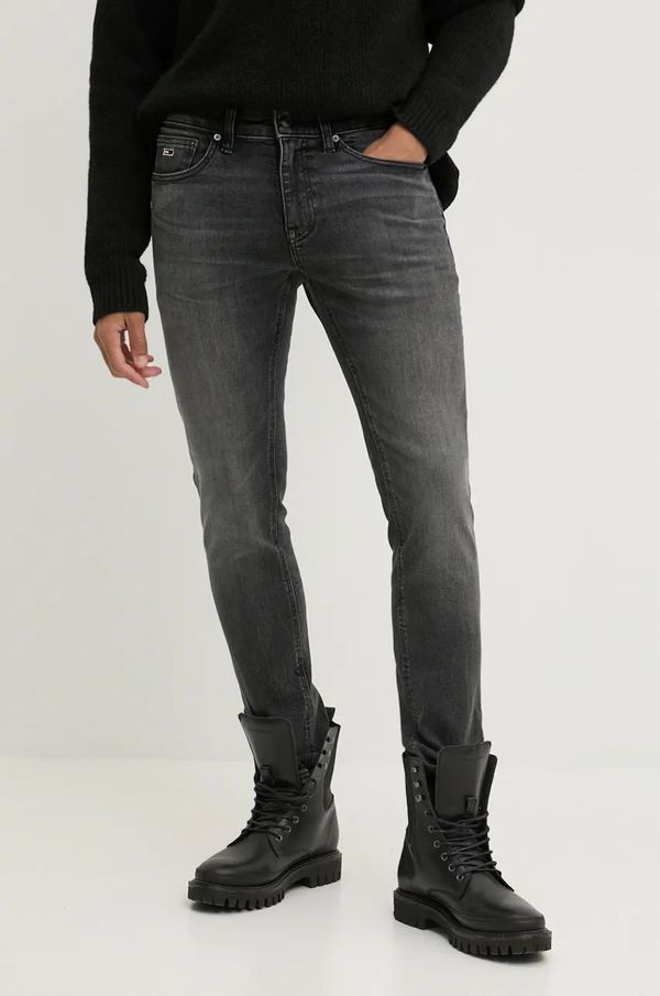 Tommy Jeans Traperice Tommy Jeans za muškarce, boja: crna, DM0DM20384