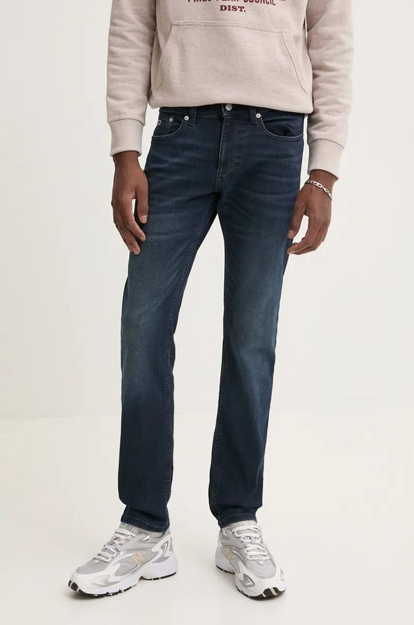 Tommy Jeans Traperice Tommy Jeans za muškarce, boja: tamno plava, DM0DM20386