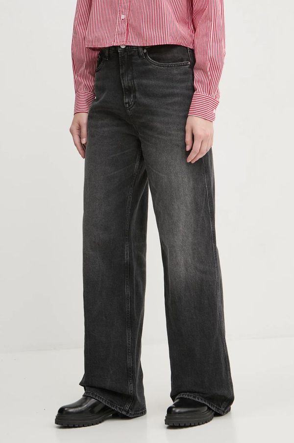 Tommy Jeans Traperice Tommy Jeans za žene, boja: siva, DW0DW19578