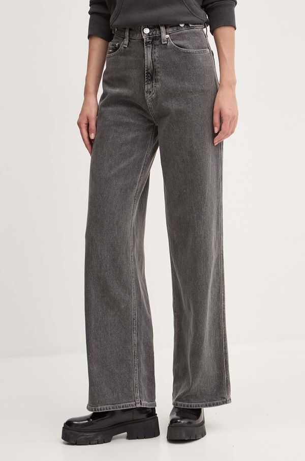 Tommy Jeans Traperice Tommy Jeans za žene, boja: siva, DW0DW19614