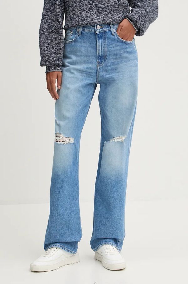 Tommy Jeans Traperice Tommy Jeans za žene, srednje visoki struk, DW0DW19250